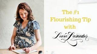 Laura Lavender Calligraphy Tips -  The #1 Flourishing Tip