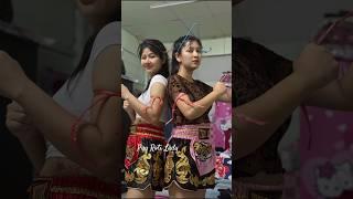 My two younger sisters are now practicing Muay Thai.  - Thai Street Food #shorts