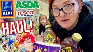 ** HUGE £420 Weekly Grocery Haul for 14! ** TESCO bargains, ASDA essentials & ALDI Pet Event!