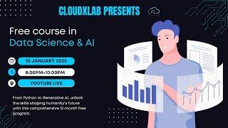 Free Live Data Science, AI/ML(including Gen AI & LLMs) course - Session 21