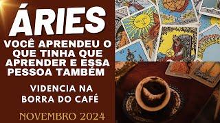 ÀRIES VOCÊ APRENDEU O QUE TINHA QUE APRENDER E ESSA PESSOA TAMBÉM! NOVEMBRO 2024