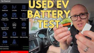 Are used electric cars cheap because of battery degradation? How to test your EV state of health SOH