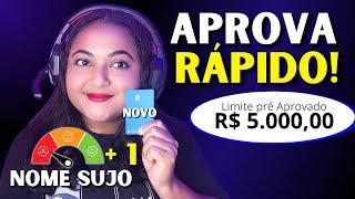 NOVO! CARTÃO DE CREDITO DE FÁCIL APROVAÇÃO   APROVANDO ALTO LIMITE DE CREDITO!