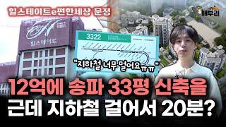 1·3대책 후 첫 강남분양! 송파에 평당 3500만원! 근데 교통이?... 힐스테이트e편한세상 문정 [임장대리]