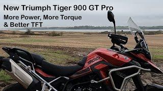 New Triumph Tiger 900 GT Pro - More BHP, More Torque and improved TFT