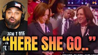 Kamala the Chameleon Goes To BLACK CHURCH Without Her White Husband for Votes 