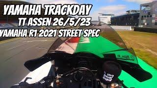 Yamaha Trackday TT Assen POV with Yamaha R1 2021