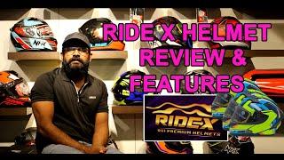 RIDE X HELMETS REVIEW AND ITS FEATURES/ MOTO HAWK