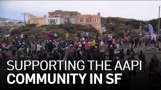 Group Holds Rally in Support of AAPI Community in San Francisco