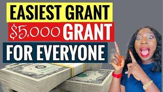 GRANT money EASY $5,000! 3 Minutes to apply! Free money not loan