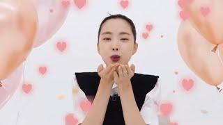 풍선 터트리는 손나은