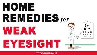 Weak Eye Sight – Natural Ayurvedic Home Remedies