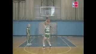 Red on Roundball - free throws w/ Larry Bird and Dennis Johnson [HD]