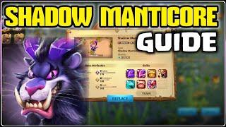 call of dragons - Shadow manticore builds & guide | Best physical pet??