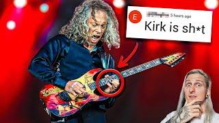 Kirk Hammett SUCKS At Guitar (really?)