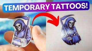 Temporary Tattoo Paper Tutorial