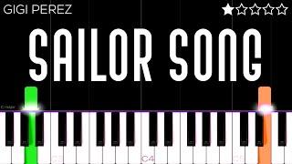 Gigi Perez - Sailor Song | EASY Piano Tutorial