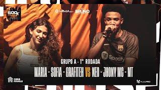 (RIVALIDADE ) JHONY MC, NEO E MT X MARIA ZN, SOFIA E GRAFITEH - GRUPO A - 1° RODADA - EDIÇÃO 500K