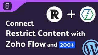 Integrating Restrict Content with Zoho Flow Using Bit Integrations Plugin