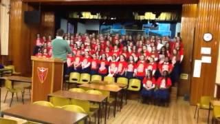 1st Year students in St. Vincent's Secondary School, Dundalk took part in Gaeilge 24.