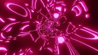 VJ LOOP NEON Pink Bokeh  Tunnel Abstract Background Video Simple Lines Pattern 4k Screensaver