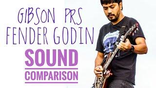 GIBSON PRS FENDER GODIN | Sound Comparison | DONNIE LESMANA