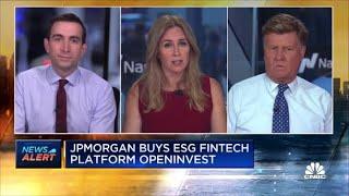 JPMorgan buys ESG fintech platform OpenInvest