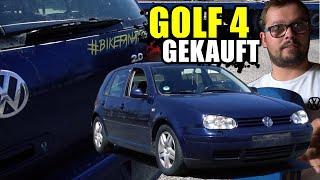 VW GOLF 4 FÜR TUTORIALS GEKAUFT / BRSTNG