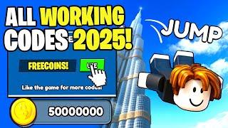 *NEW* ALL WORKING CODES FOR CLIMB AND JUMP TOWER IN 2025! ROBLOX CLIMB AND JUMP TOWER CODES