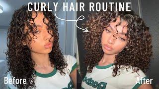 Curly Hair Routine