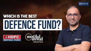 Best Defence Mutual Funds in India 2025 | HDFC vs Motilal Oswal Nifty India Defence Index Fund!