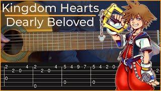 Kingdom Hearts - Dearly Beloved (Simple Guitar Tab)