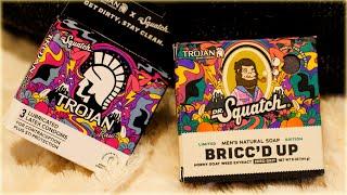BRICC'D UP | Dr. Squatch | Trojan Soap Review