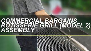 How to Set up | Rotisserie Grill Pig Roaster (Model 2) - Commercial Bargains Inc.