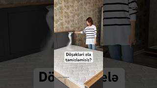 Döşəkləri təmizləmək üsulu