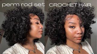 A perm rod set with NO perm rods - crochet hair ft Trendy Tresses