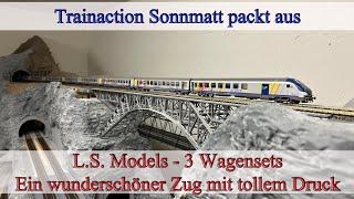 L.S. Models liefert einen super Zug ab - Corail Wagen in der wunderschönen "Alsace" Lackierung