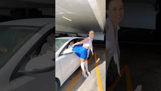 PARKING PRANK: Why the hell did the girl get mad?‍️ LA ELVÍRA #shorts #trending