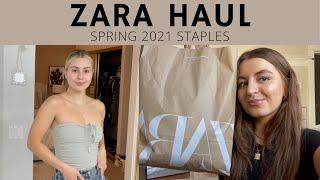 REALISTIC ZARA HAUL: SPRING 2021 STAPLES