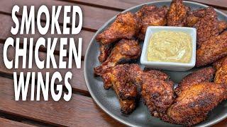 Smoked Chicken Wings On The Hunsaker Vortex Drum Smoker & Homemade Peppery Ranch Dipping Sauce