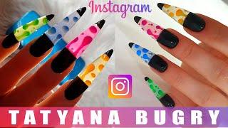 Lava Lamp Nails! | Recreating Instagram Manicure | Russian, Efile Manicure