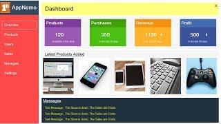 C# - How To Design Dashboard Form In C# [Dowload The Source Code]