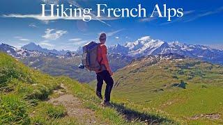 Hiking Alone 700 Km in 23 Days | French Alps Silent Hiking Film