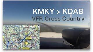 C172 VFR Cross Country: KMKY - KDAB