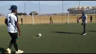 Chef 187 Score A Penalty Kick Against Kafue Celtics Football Club - In Lusaka