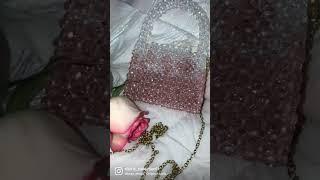 Beaded handbag  #handmade #creativity #handbags #beads #nikki #beadsbag #beadwork #diyideas #diy