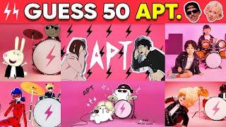 Guess APT. Songs & Variants by Their Voice ~ ROSÉ & Bruno Mars - APT Song Covers  ULTIMATE APT QUIZ