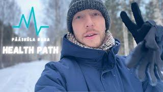 WINTER HIKING AN ESTONIAN FOREST TRAIL | Pääsküla raba