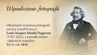 HISTORIA FOTOGRAFII - prezentacja z lektorem