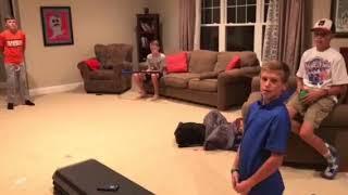 Ping Pong Trickshots With the Crew //Dude Perfect Jr